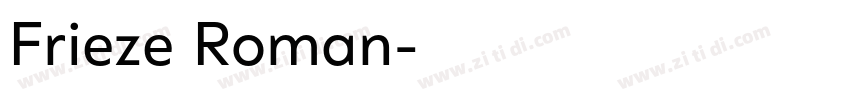 Frieze Roman字体转换